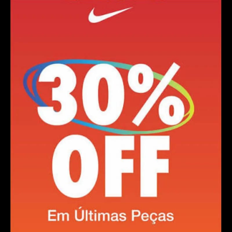 30%OFF na nike.com.br